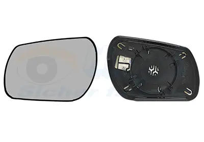 стъкло на огледало, външно огледало VAN WEZEL           