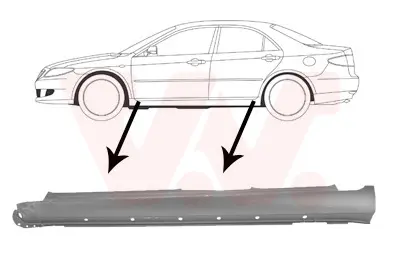 ламаринен панел на входа VAN WEZEL           