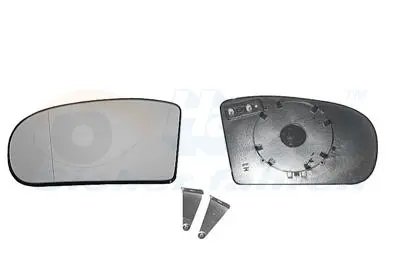 стъкло на огледало, външно огледало VAN WEZEL           