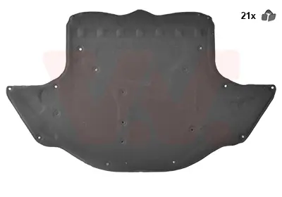 звукоизолация на двигателното пространство VAN WEZEL           