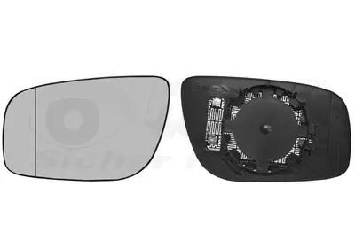 стъкло на огледало, външно огледало VAN WEZEL           