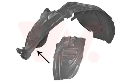 обшивка, колесна ниша VAN WEZEL           