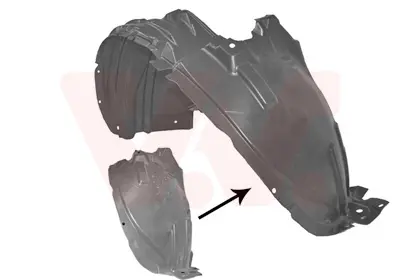 обшивка, колесна ниша VAN WEZEL           