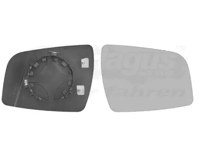 стъкло на огледало, външно огледало VAN WEZEL           