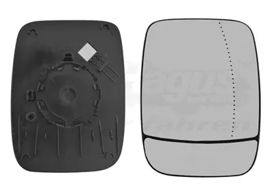 стъкло на огледало, външно огледало VAN WEZEL           