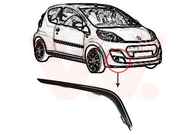 покривна-защитна лайсна, броня VAN WEZEL           