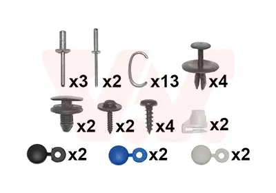 монтажен комплект, броня VAN WEZEL           