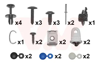 монтажен комплект, броня VAN WEZEL           