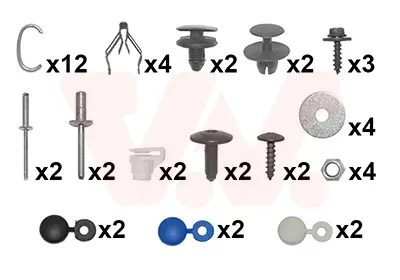 монтажен комплект, броня VAN WEZEL           