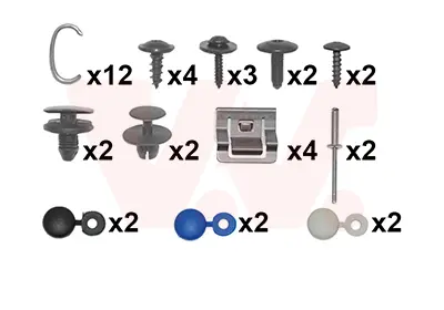 монтажен комплект, броня VAN WEZEL           