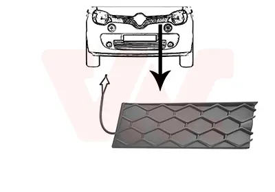 решетка пред радиатора VAN WEZEL           
