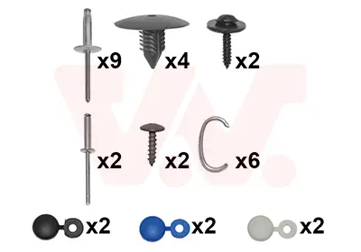 монтажен комплект, броня VAN WEZEL           