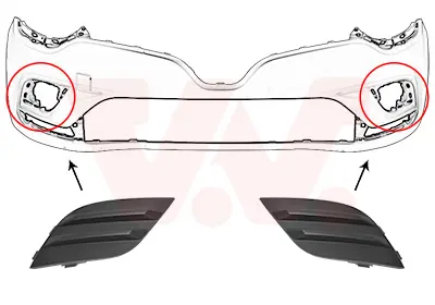 въздухозаборна решетка, броня VAN WEZEL           