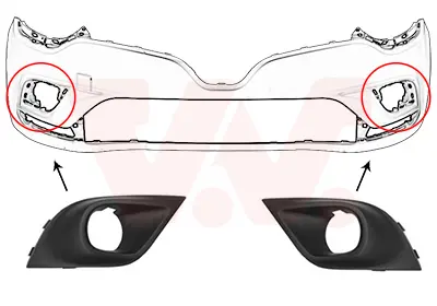 въздухозаборна решетка, броня VAN WEZEL           