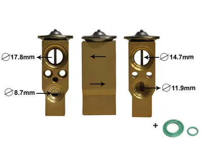 разширителен клапан, климатизация VAN WEZEL           