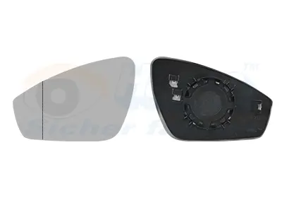 стъкло на огледало, външно огледало VAN WEZEL           