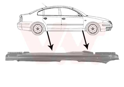ламаринен панел на входа VAN WEZEL           