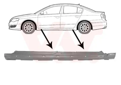 ламаринен панел на входа VAN WEZEL           