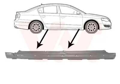 ламаринен панел на входа VAN WEZEL           