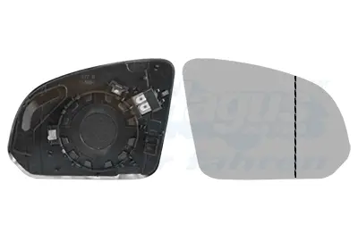 стъкло на огледало, външно огледало VAN WEZEL           