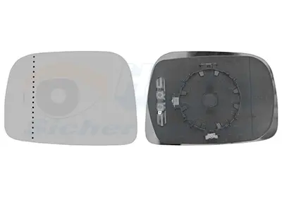 стъкло на огледало, външно огледало VAN WEZEL           