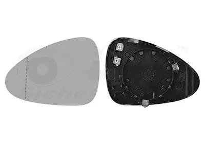 стъкло на огледало, външно огледало VAN WEZEL           