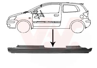 ламаринен панел на входа VAN WEZEL           