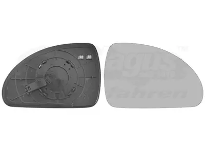 стъкло на огледало, външно огледало VAN WEZEL           