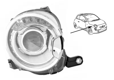 главен фар VAN WEZEL           