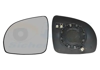 стъкло на огледало, външно огледало VAN WEZEL           