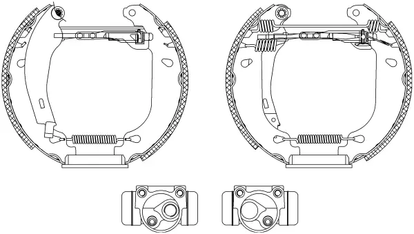 комплект спирачна челюст TEXTAR              