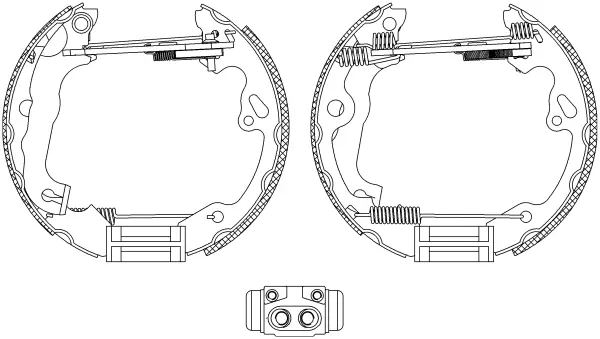комплект спирачна челюст TEXTAR              