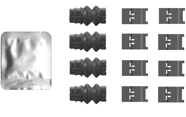 комплект принадлежности, дискови накладки TEXTAR              