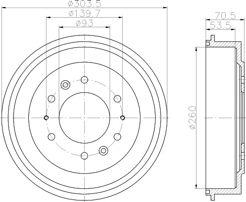 спирачен барабан TEXTAR              