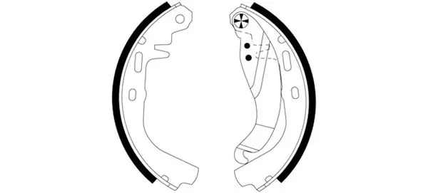 комплект спирачна челюст TEXTAR              