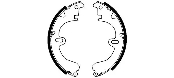 комплект спирачна челюст TEXTAR              