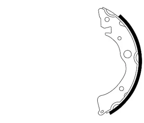 комплект спирачна челюст TEXTAR              