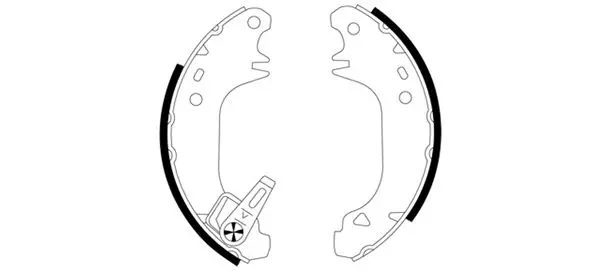 комплект спирачна челюст TEXTAR              