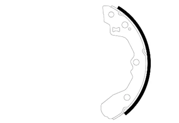 комплект спирачна челюст TEXTAR              