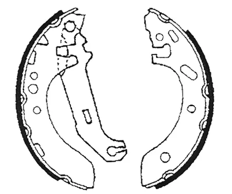 комплект спирачна челюст TEXTAR              