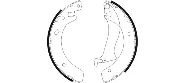 комплект спирачна челюст TEXTAR              