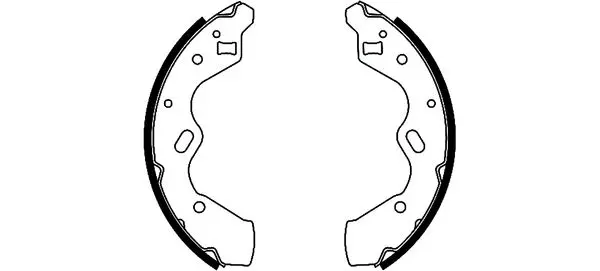 комплект спирачна челюст TEXTAR              