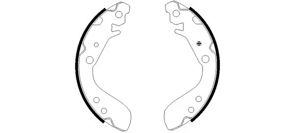 комплект спирачна челюст TEXTAR              