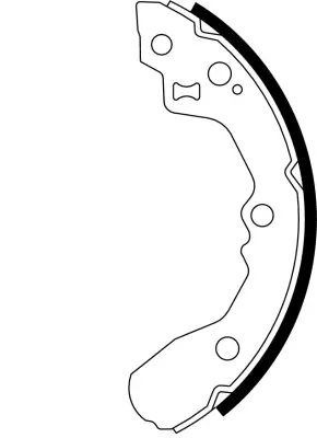 комплект спирачна челюст TEXTAR              