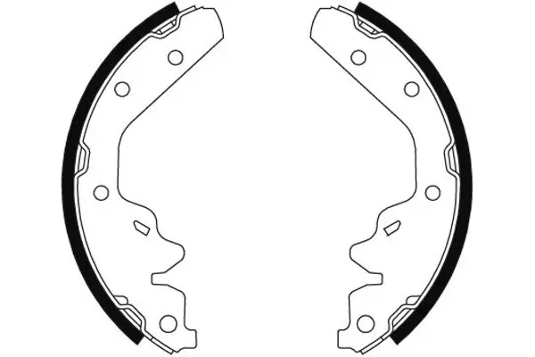 комплект спирачна челюст TEXTAR              