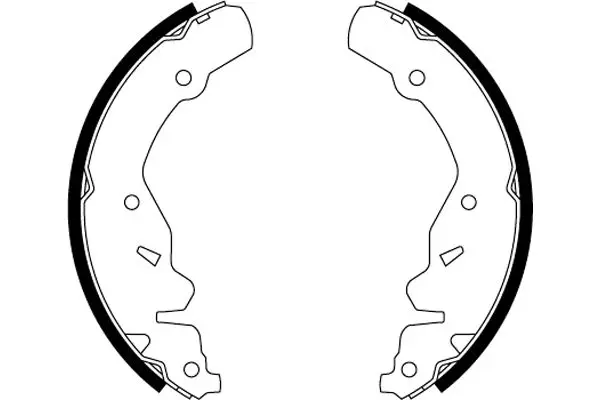 комплект спирачна челюст TEXTAR              