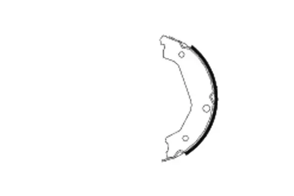 комплект спирачна челюст, ръчна спирачка TEXTAR              