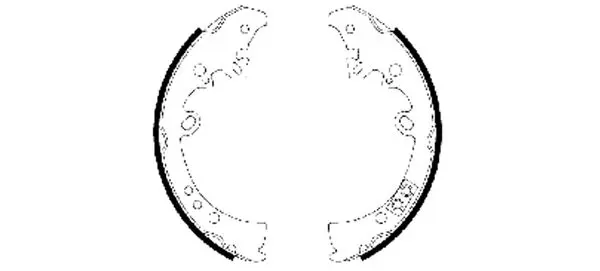 комплект спирачна челюст TEXTAR              