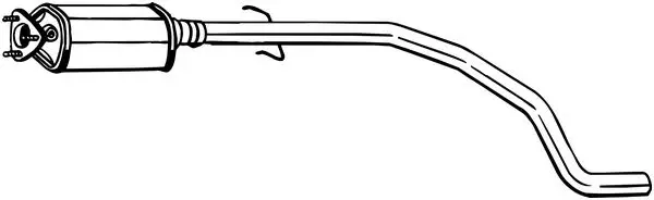 филтър за сажди-твърди частици, изпускателна система BOSAL               