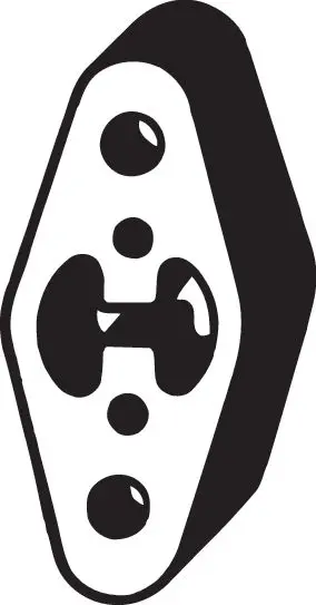 гумена лента, изпускателна система BOSAL               